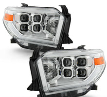 Cargar imagen en el visor de la galería, 2014-2017 Toyota Tundra SR Par Focos QUAD LED DRL Fondo Cromado ( Chofer & Pasajero) - PAL Auto Parts