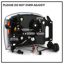 Cargar imagen en el visor de la galería, 2006-2008 DODGE RAM 1500 2500 3500 PAR FOCOS FONDO NEGRO LED HALO PROJECTOR (CHOFER & PASAJERO) - PAL Auto Parts