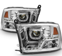 Cargar imagen en el visor de la galería, 2009-2018 DODGE RAM 1500 2500 3500 PAR FOCOS FONDO CROMADO (MONO-EYE) LED PROJECTOR (CHOFER & PASAJERO) - PAL Auto Parts