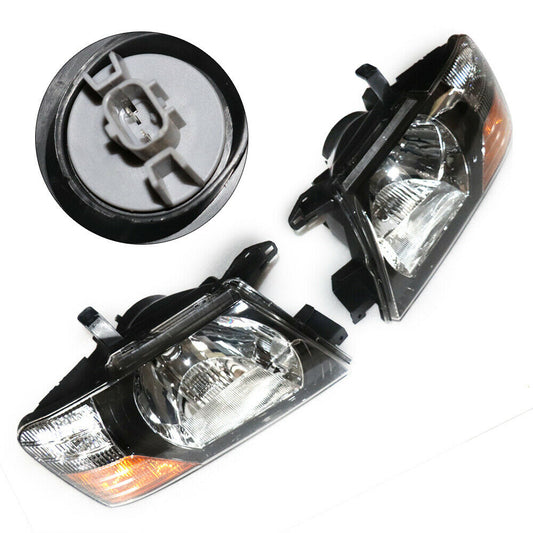 2000-2006 Mitsubishi Montero Par Focos Fondo Negro( Chofer & Pasajero) - PAL Auto Parts