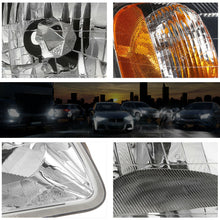 Cargar imagen en el visor de la galería, 2000-2002 HYUNDAI ACCENT PAR FOCOS FONDO CROMADO (CHOFER & PASAJERO) - PAL Auto Parts