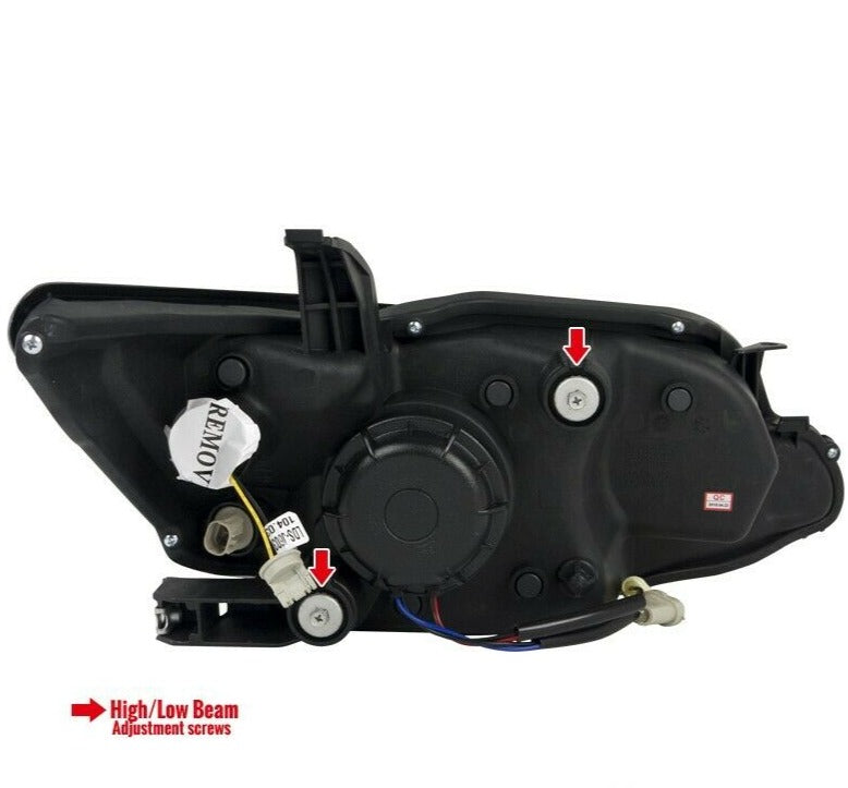 2011-2013 SCION TC PAR FOCOS LED DRL FONDO CROMADO (CHOFER & PASAJERO) - PAL Auto Parts