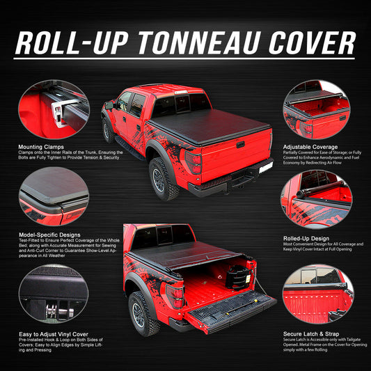 1989-2001 TOYOTA TACOMA PICKUP TOLDO CAJON DURA COLOR NEGRO 6FT (CHOFER & PASAJERO) - PAL Auto Parts