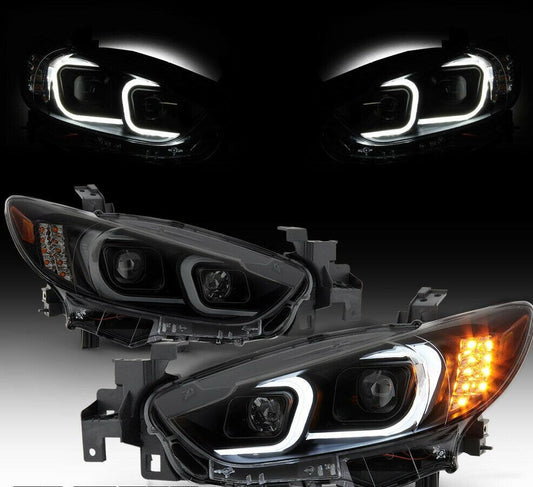 2014-2017 Mazda 6 Par Focos Fondo HUMO LED TUBE ( Chofer & Pasajero) - PAL Auto Parts
