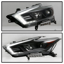Cargar imagen en el visor de la galería, 2016-2018 Nissan Maxima S|SL|SV Par Focos Delanteros Negro LED DRL ( Chofer & Pasajero) - PAL Auto Parts