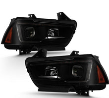 Cargar imagen en el visor de la galería, 2011-2014 Dodge Charger Par Focos Fondo Negro LED TUBE ( Chofer & Pasajero) - PAL Auto Parts