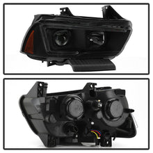 Cargar imagen en el visor de la galería, 2011-2014 Dodge Charger Par Focos Fondo Negro LED TUBE ( Chofer & Pasajero) - PAL Auto Parts