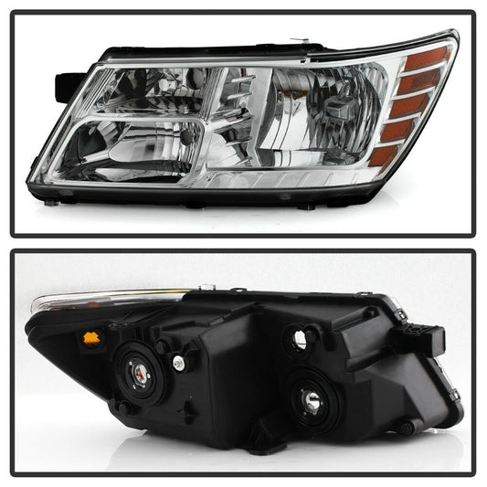 2009-2018 Dodge Journey Par Focos Fondo Cromado ( Chofer & Pasajero) - PAL Auto Parts