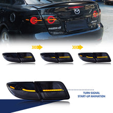 Cargar imagen en el visor de la galería, 2003-2006 Mazda 6 Par Focos Traseros LED Sequential (Chofer &amp; Pasajero)
