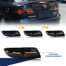 Cargar imagen en el visor de la galería, 2003-2006 Mazda 6 Par Focos Traseros LED Sequential (Chofer & Pasajero)