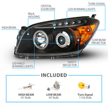 Cargar imagen en el visor de la galería, 2006-2008 Toyota RAV-4/RAV4 Par Focos LED DUAL Projector Fondo Negro (Chofer & Pasajero) - PAL Auto Parts