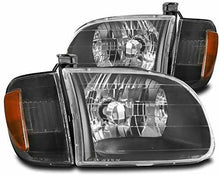 Cargar imagen en el visor de la galería, 2000-2004 Toyota Tundra Par Focos Fondo Negro (Chofer & Pasajero) - PAL Auto Parts