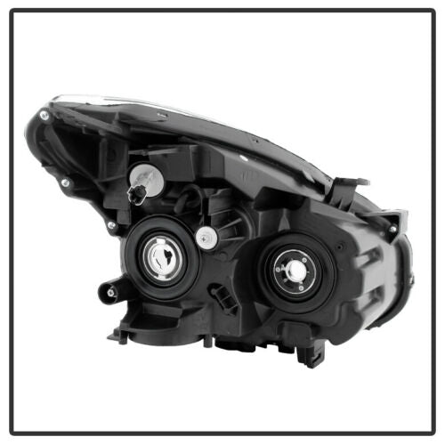 2008-2013 Nissan Rogue Par Focos Fondo Negro (Chofer & Pasajero) - PAL Auto Parts