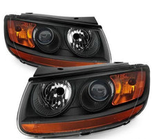 Cargar imagen en el visor de la galería, 2007-2011 Hyundai Santa Fe Par Focos Fondo Negro (Chofer & Pasajero) - PAL Auto Parts