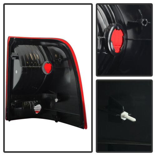 2002-2005 Ford Explorer Par Focos Traseros Fondo Cromado (Chofer & Pasajero) - PAL Auto Parts