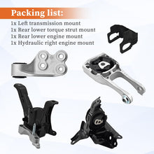 Cargar imagen en el visor de la galería, Engine Mounts &amp; Transmission Mount, 4PCS Set Compatible with 2018-2022 Toyota C-HR LE XLE Nightshade 2.0L

