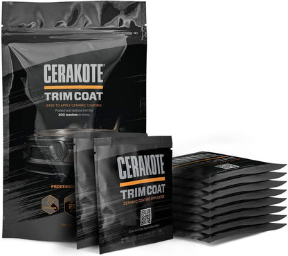 CERAKOTE Kit de revestimiento de cerámica – Restaurador rápido de plástico – Restauración garantizada para durar más de 200 lavados - PAL Auto Parts