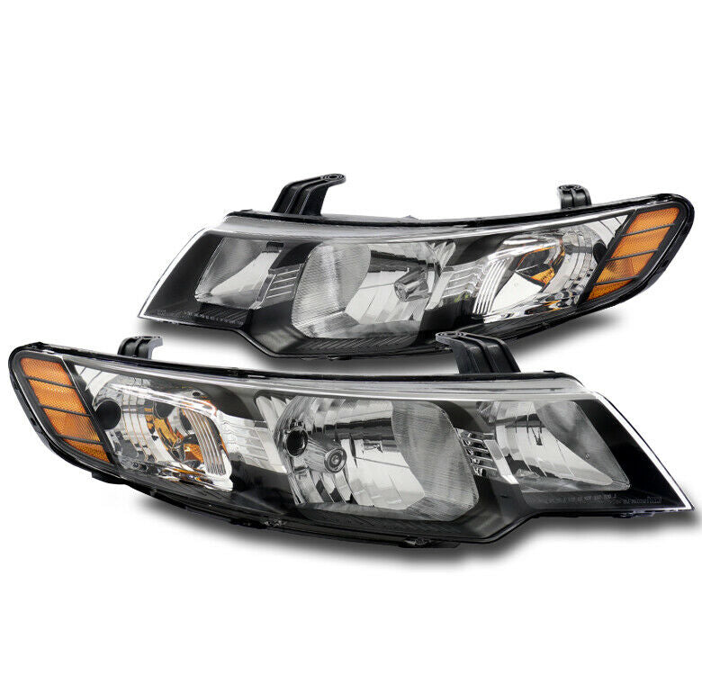 2010-2013 KIA Forte / Koup Par Focos Fondo Negro (Chofer & Pasajero) - PAL Auto Parts