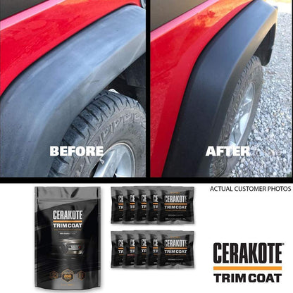 CERAKOTE Kit de revestimiento de cerámica – Restaurador rápido de plástico – Restauración garantizada para durar más de 200 lavados - PAL Auto Parts