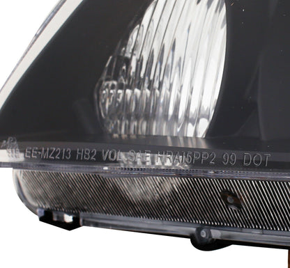 2001-2003 MAZDA PROTEGE SEDAN PAR FOCOS FONDO NEGRO (CHOFER & PASAJERO) - PAL Auto Parts