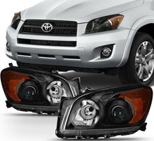 Cargar imagen en el visor de la galería, 2009-2012 Toyota RAV-4 Par Focos Fondo Negro (Chofer &amp; Pasajero) - PAL Auto Parts
