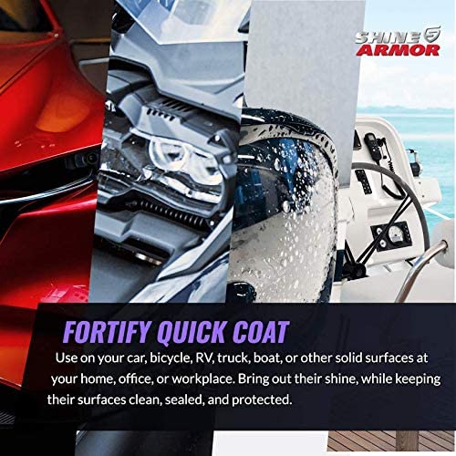 Shine Armor Fortify - Esmalte de capa superior hidrofóbico y protección selladora de pintura de polímero - PAL Auto Parts