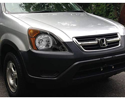 2002-2004 Honda CR-V/CRV Par Focos Fondo Negro (Chofer & Pasajero) - PAL Auto Parts