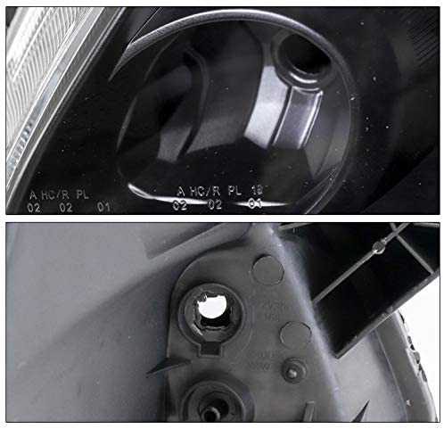 2002-2004 Honda CR-V/CRV Par Focos Fondo Negro (Chofer & Pasajero) - PAL Auto Parts