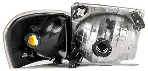 2001-2005 Ford Explorer Par Focos Fondo Cromado (Chofer & Pasajero) - PAL Auto Parts