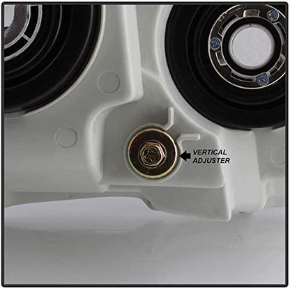 2010-2011 Toyota Camry Par Focos Fondo Negro (Chofer & Pasajero) - PAL Auto Parts