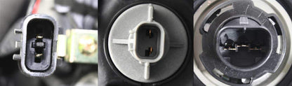 2002-2003 Mitsubishi Lancer Par Focos Fondo Cromado (Chofer & Pasajero) - PAL Auto Parts
