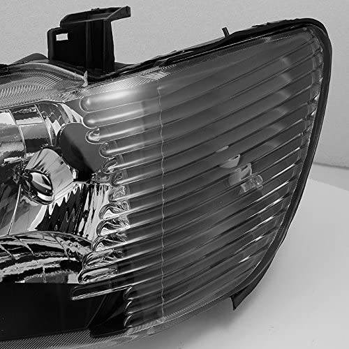 2002-2003 Mitsubishi Lancer Par Focos Fondo Negro (Chofer & Pasajero) - PAL Auto Parts