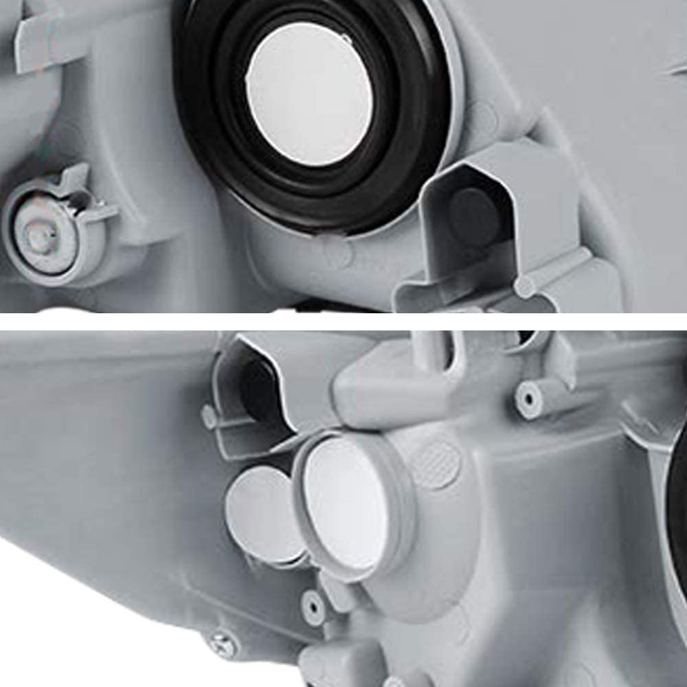 2010-2011 Toyota Camry Par Focos Fondo Negro (Chofer & Pasajero) - PAL Auto Parts