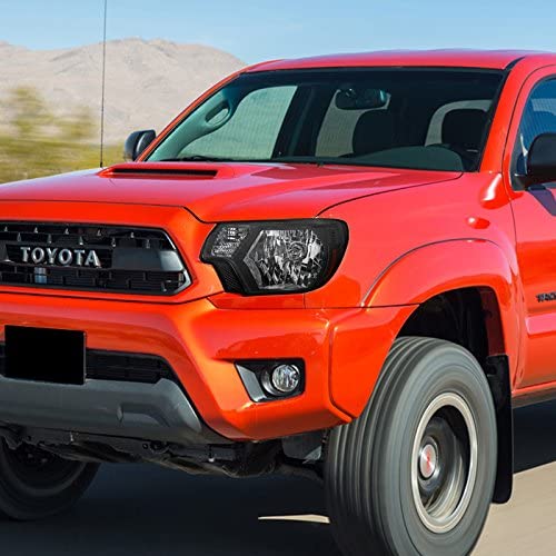 2012-2015 Toyota Tacoma Focos Fondo Negro (Chofer & Pasajero) - PAL Auto Parts