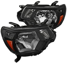 Cargar imagen en el visor de la galería, 2012-2015 Toyota Tacoma Focos Fondo Negro (Chofer &amp; Pasajero) - PAL Auto Parts
