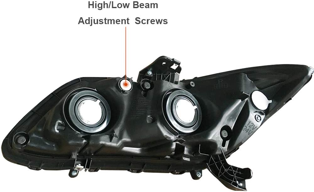 2012-2015 Honda Civic Par Focos Fondo Cromado (Chofer & Pasajero) - PAL Auto Parts