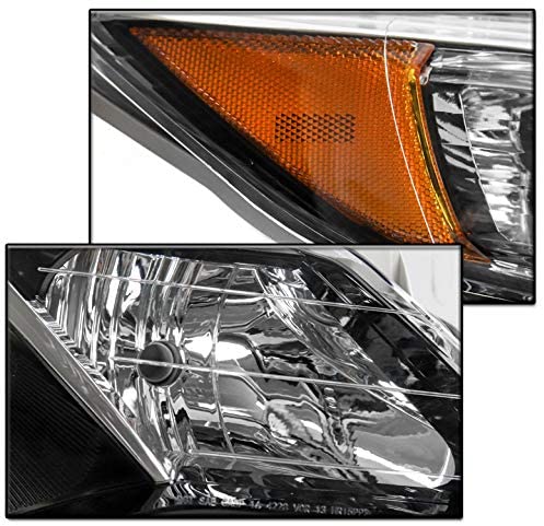2012-2014 Toyota Camry Par Focos Fondo Negro (Chofer & Pasajero) - PAL Auto Parts