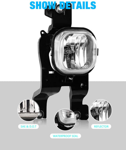 2008-2010 Ford F-250 350 450 Fog Lights (Chofer & Pasajero) - PAL Auto Parts