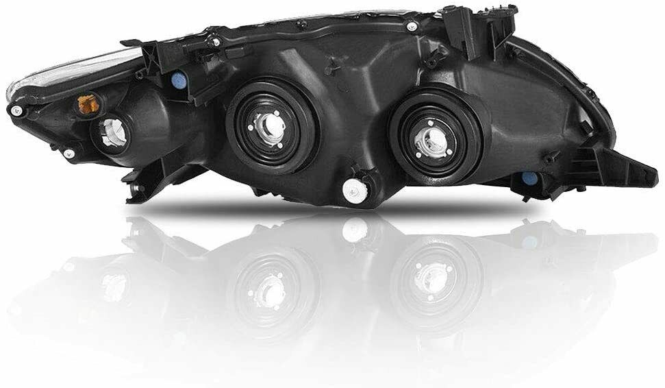 2011-2013 Toyota Corolla Par Focos Fondo Negro (Chofer & Pasajero) - PAL Auto Parts