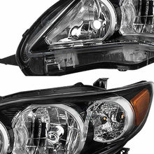 Cargar imagen en el visor de la galería, 2011-2013 Toyota Corolla Par Focos Fondo Negro (Chofer &amp; Pasajero) - PAL Auto Parts

