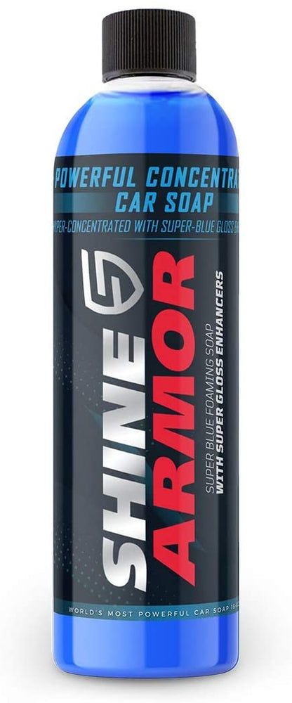 Shine Armor BEST CAR SOAP 16oz - Jabón de lavado de coches con gel de brillo ultra concentrado para lavado de coches - PAL Auto Parts