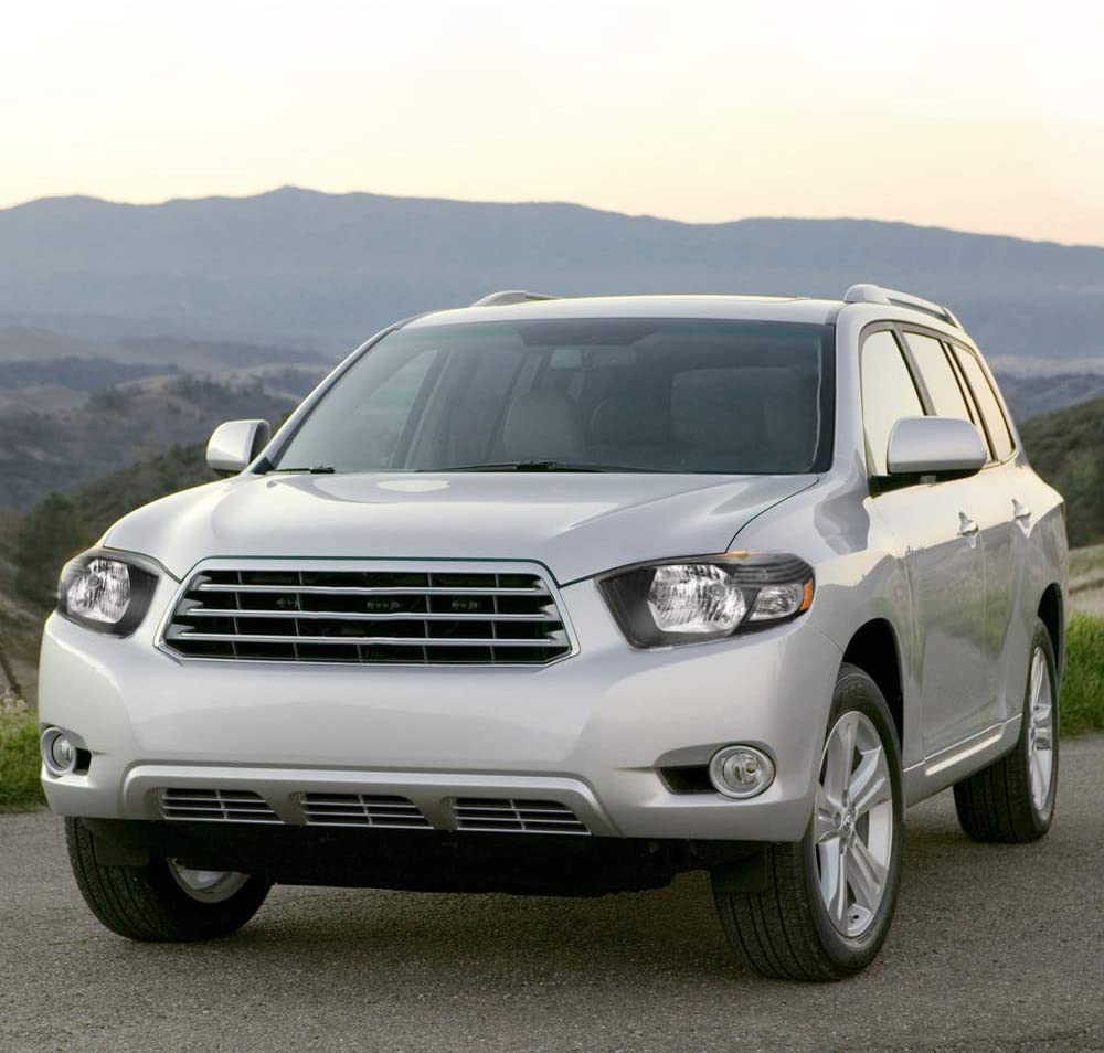 2008-2010 Toyota Highlander Par Focos Fondo Negro (Chofer & Pasajero) - PAL Auto Parts