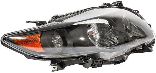 2009-2010 Toyota Corolla Par Focos Fondo Negro (Chofer & Pasajero) - PAL Auto Parts
