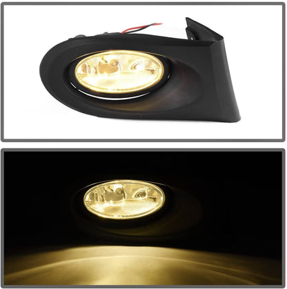 2002-2004 Acura RSX Par Fog Lights Fondo Cromado (Chofer & Pasajero) - PAL Auto Parts