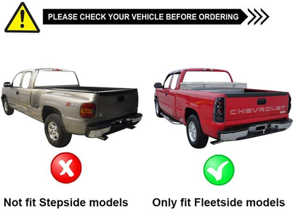 1999-2006 Chevy Silverado Par Focos Traseros Fondo Smoke (Chofer & Pasajero) - PAL Auto Parts