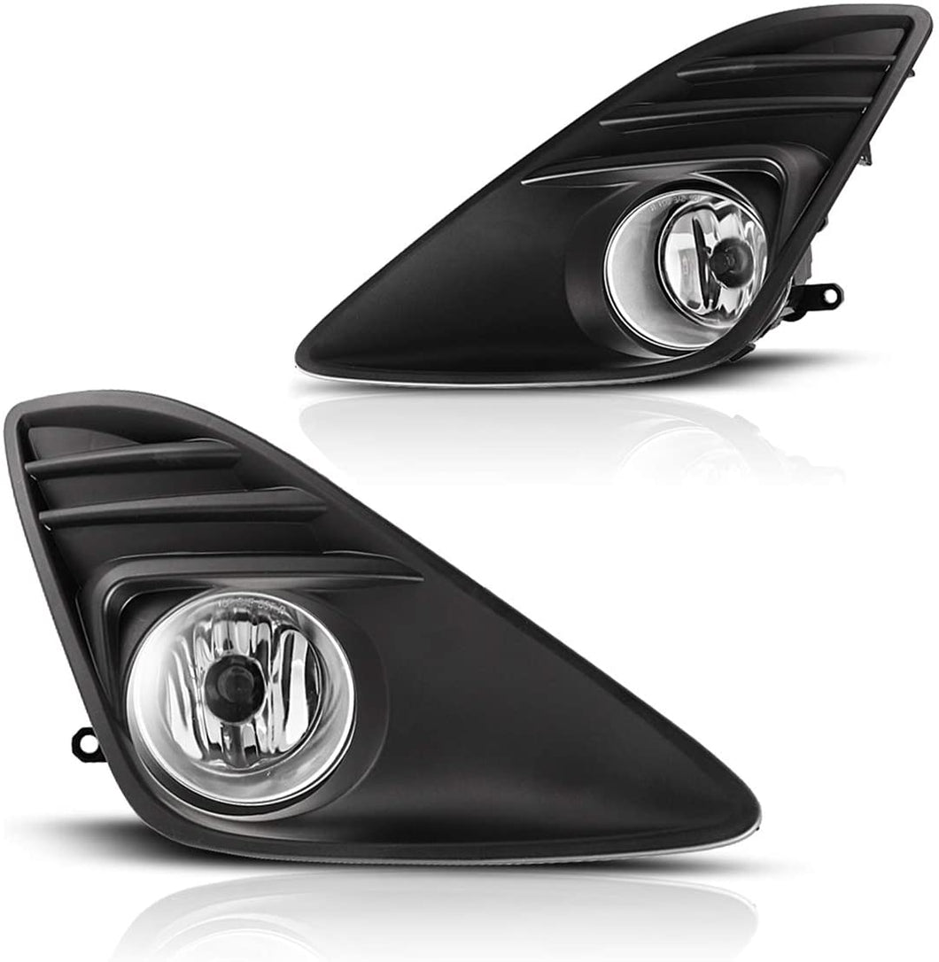 2012-2014 TOYOTA CAMRY PAR FOCOS FOG LIGHTS FONDO CROMADO (CHOFER & PASAJERO) - PAL Auto Parts