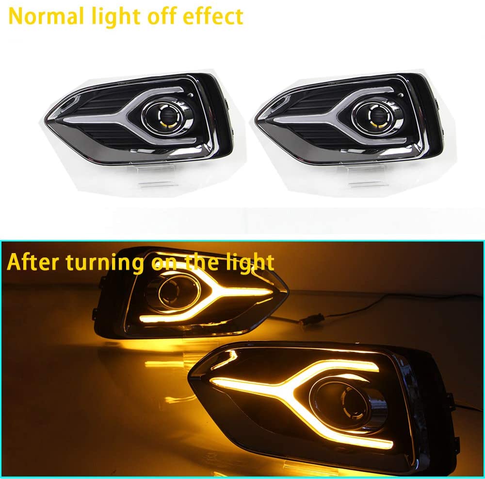 2017-2019 Hyundai Accent Fog Lights LED DRL (Chofer & Pasajero) - PAL Auto Parts
