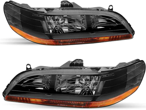 1998-2002 Honda Accord Par Focos Fondo Negro (Chofer & Pasajero) - PAL Auto Parts