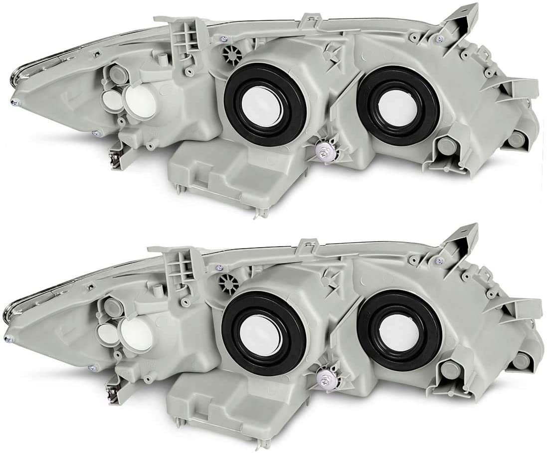 2007-2009 Toyota Camry Par Focos Fondo Cromado (Chofer & Pasajero) - PAL Auto Parts