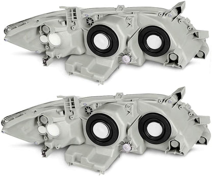 2007-2009 Toyota Camry Par Focos Fondo Cromado (Chofer & Pasajero) - PAL Auto Parts